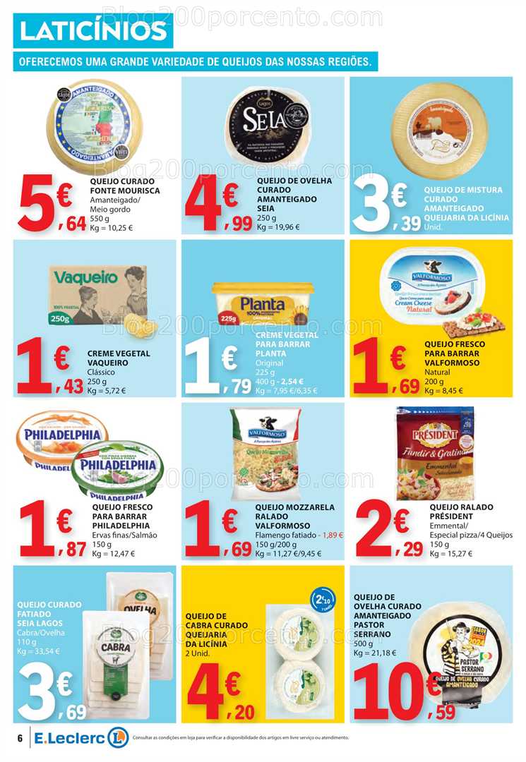 Antevisão Folheto E-LECLERC Promoções de 10 a 16 julho all