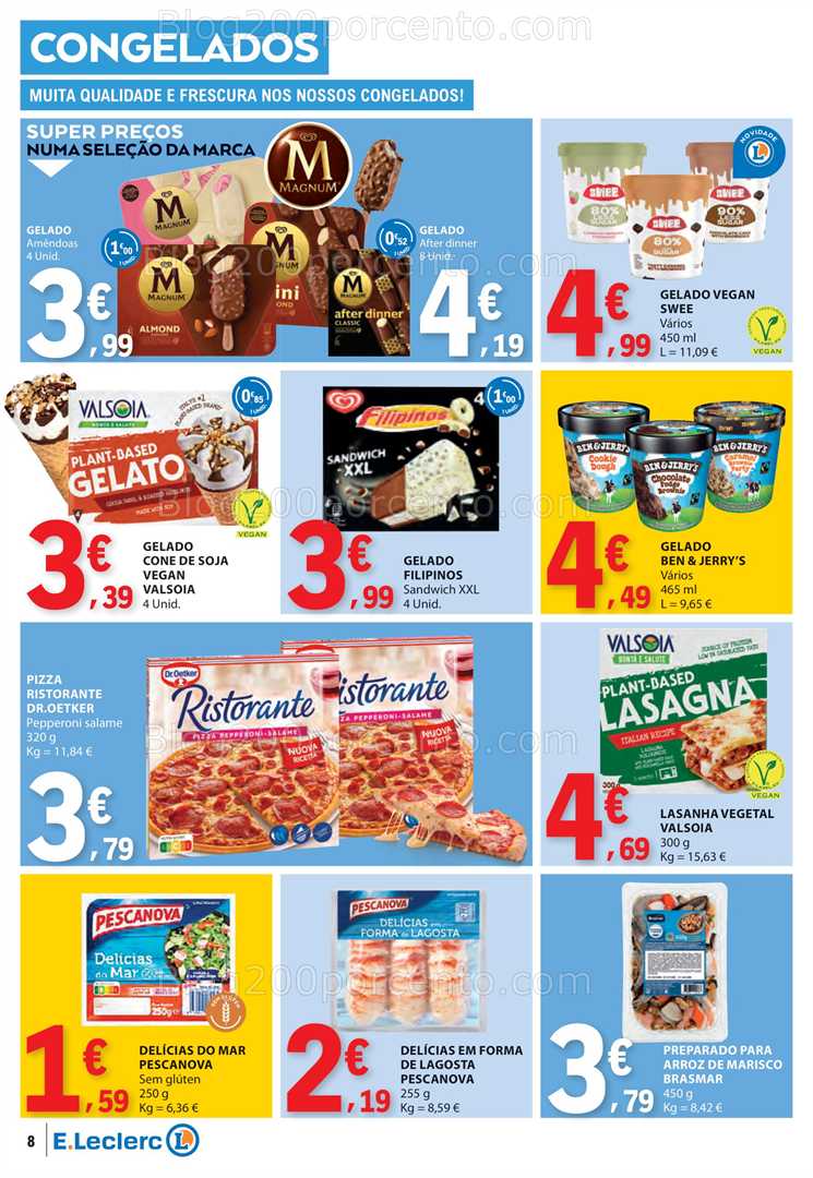 Antevisão Folheto E-LECLERC Promoções de 10 a 16 julho all