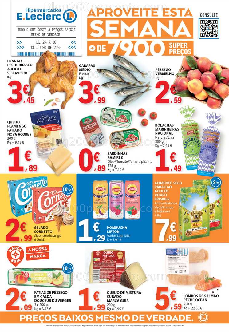 Antevisão Folheto E-LECLERC Promoções 24 a 30 julho all