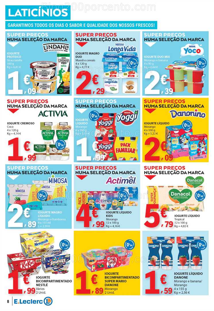 Antevisão Folheto E-LECLERC Promoções 24 a 30 julho all