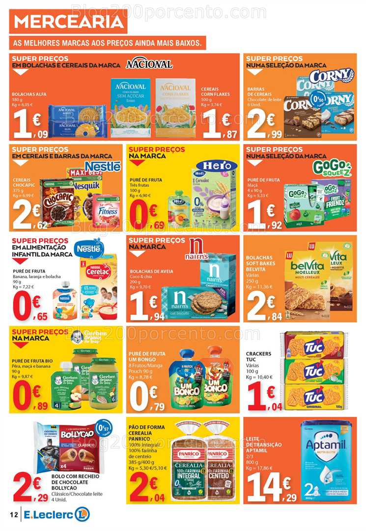 Antevisão Folheto E-LECLERC Promoções 24 a 30 julho all