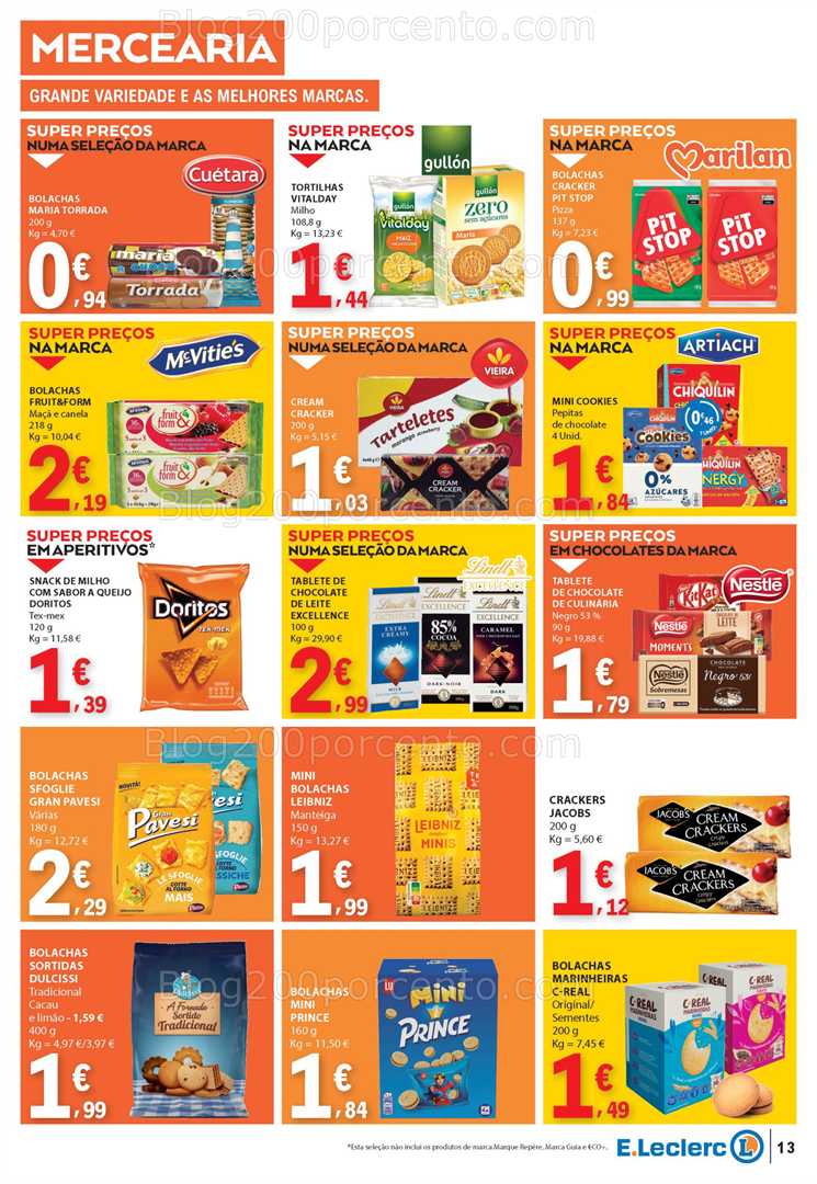 Antevisão Folheto E-LECLERC Promoções 24 a 30 julho all