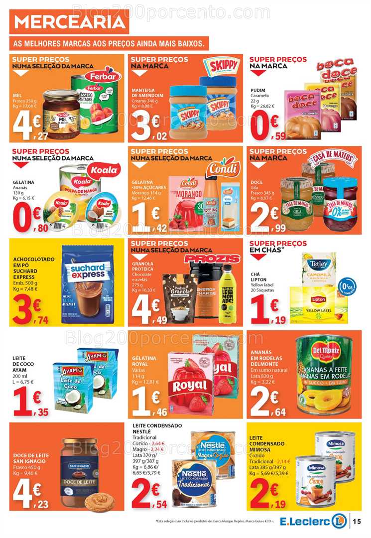 Antevisão Folheto E-LECLERC Promoções 24 a 30 julho all