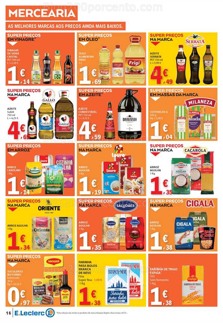 Antevisão Folheto E-LECLERC Promoções 24 a 30 julho all