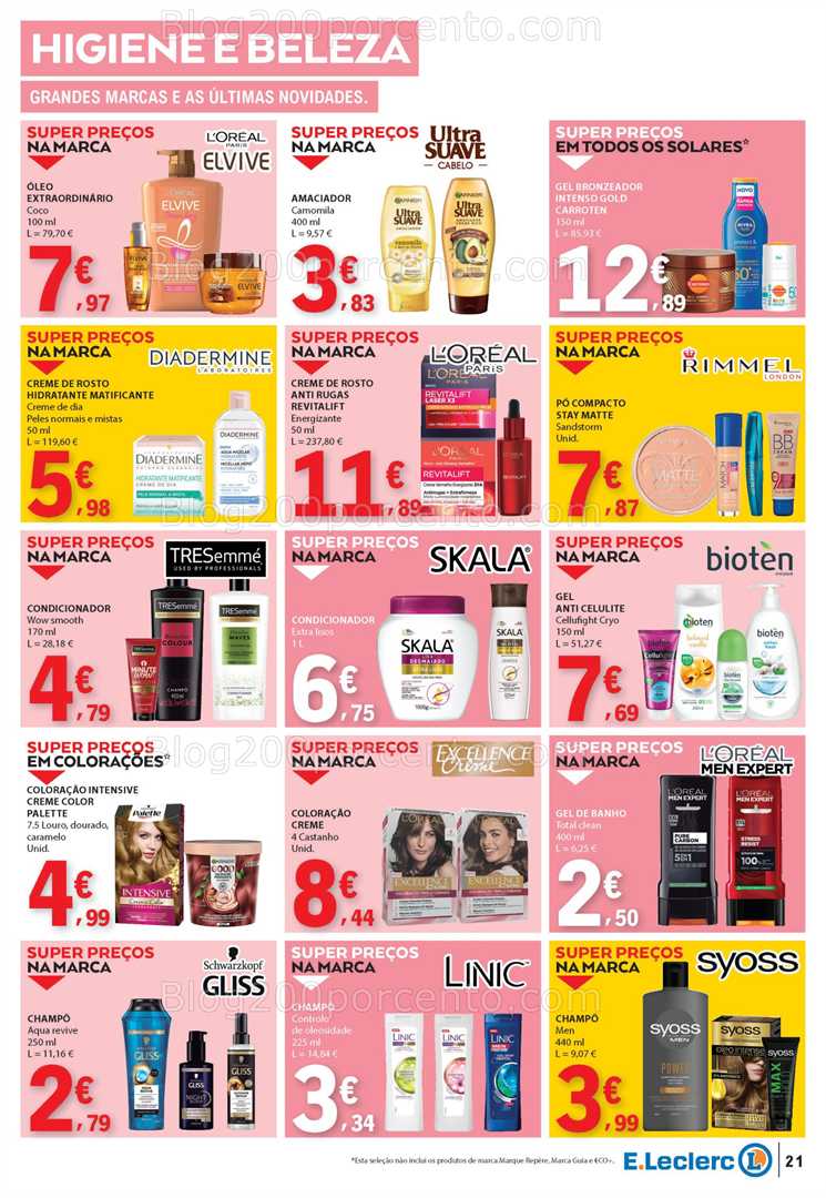 Antevisão Folheto E-LECLERC Promoções 24 a 30 julho all