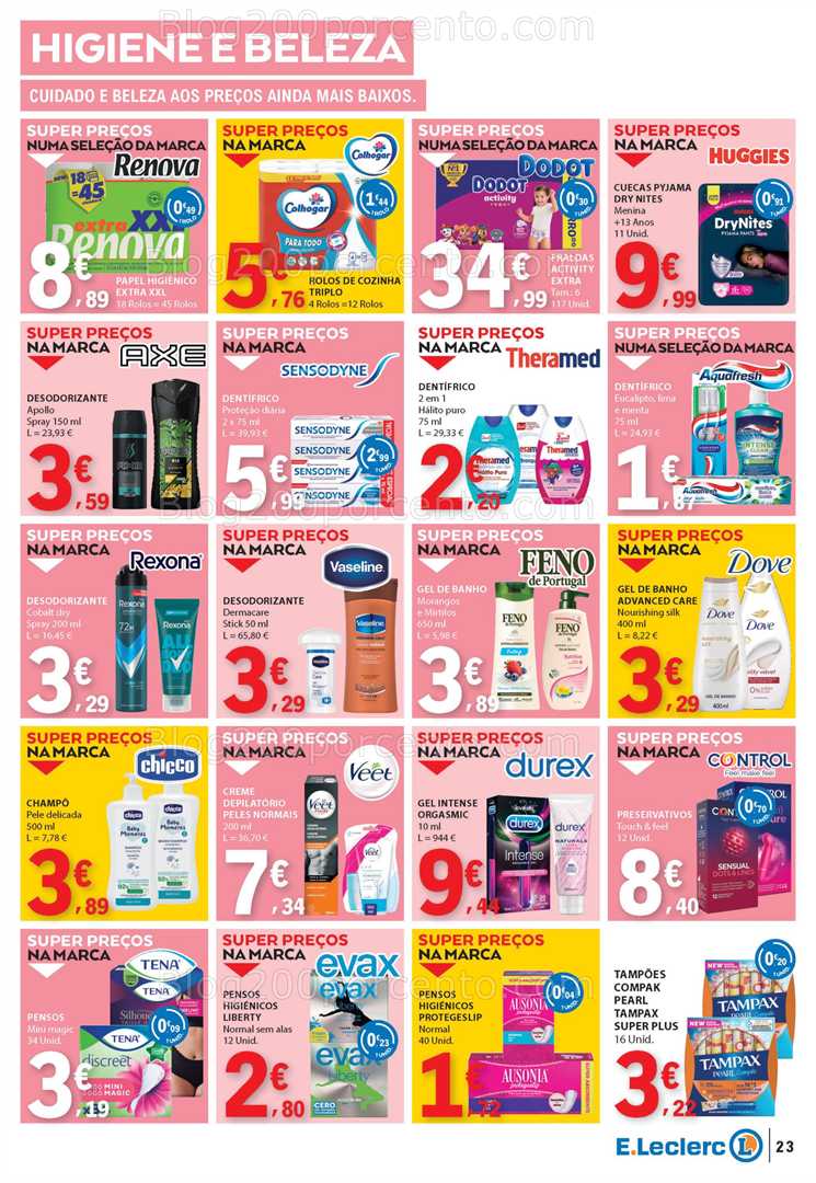 Antevisão Folheto E-LECLERC Promoções 24 a 30 julho all