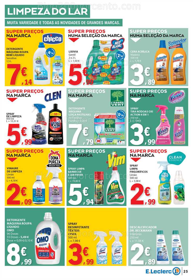 Antevisão Folheto E-LECLERC Promoções 24 a 30 julho all
