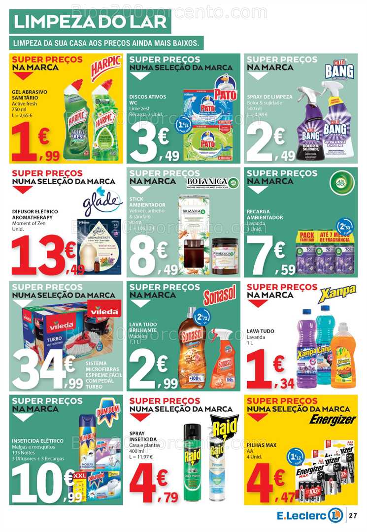 Antevisão Folheto E-LECLERC Promoções 24 a 30 julho all