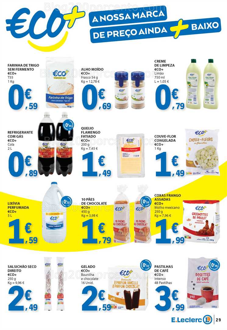 Antevisão Folheto E-LECLERC Promoções 24 a 30 julho all