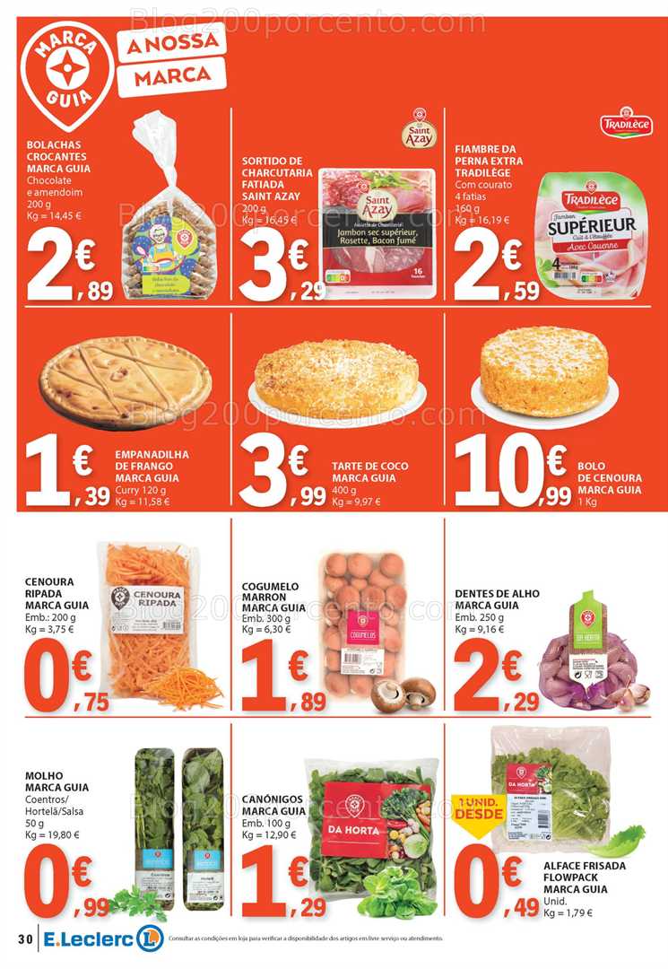 Antevisão Folheto E-LECLERC Promoções 24 a 30 julho all