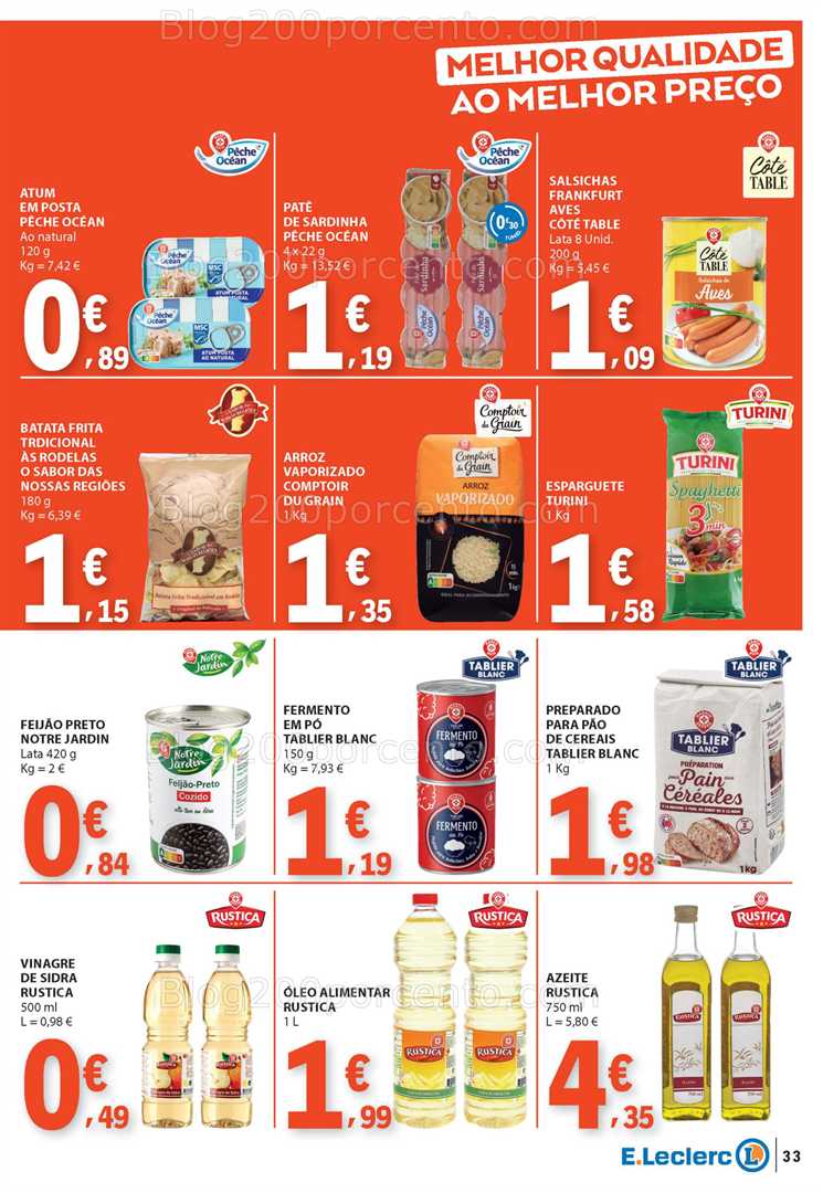 Antevisão Folheto E-LECLERC Promoções 24 a 30 julho all