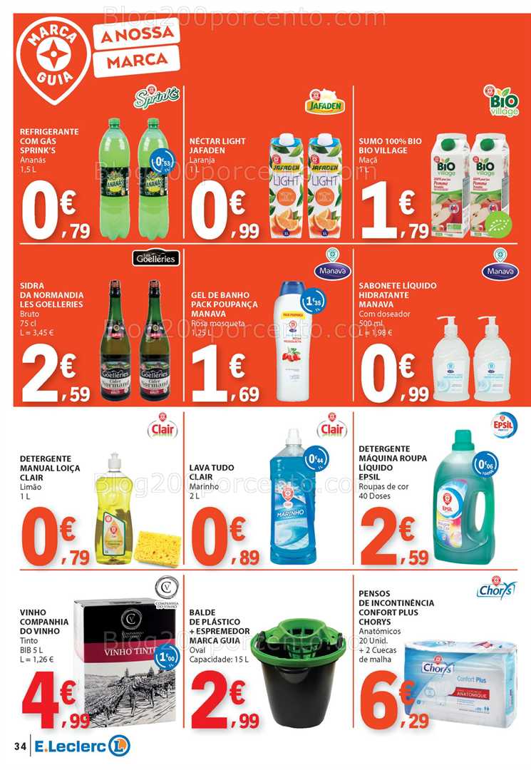 Antevisão Folheto E-LECLERC Promoções 24 a 30 julho all