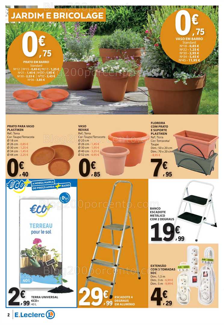 Antevisão Folheto E-LECLERC Bazar Promoções de 17 a 30 julho all