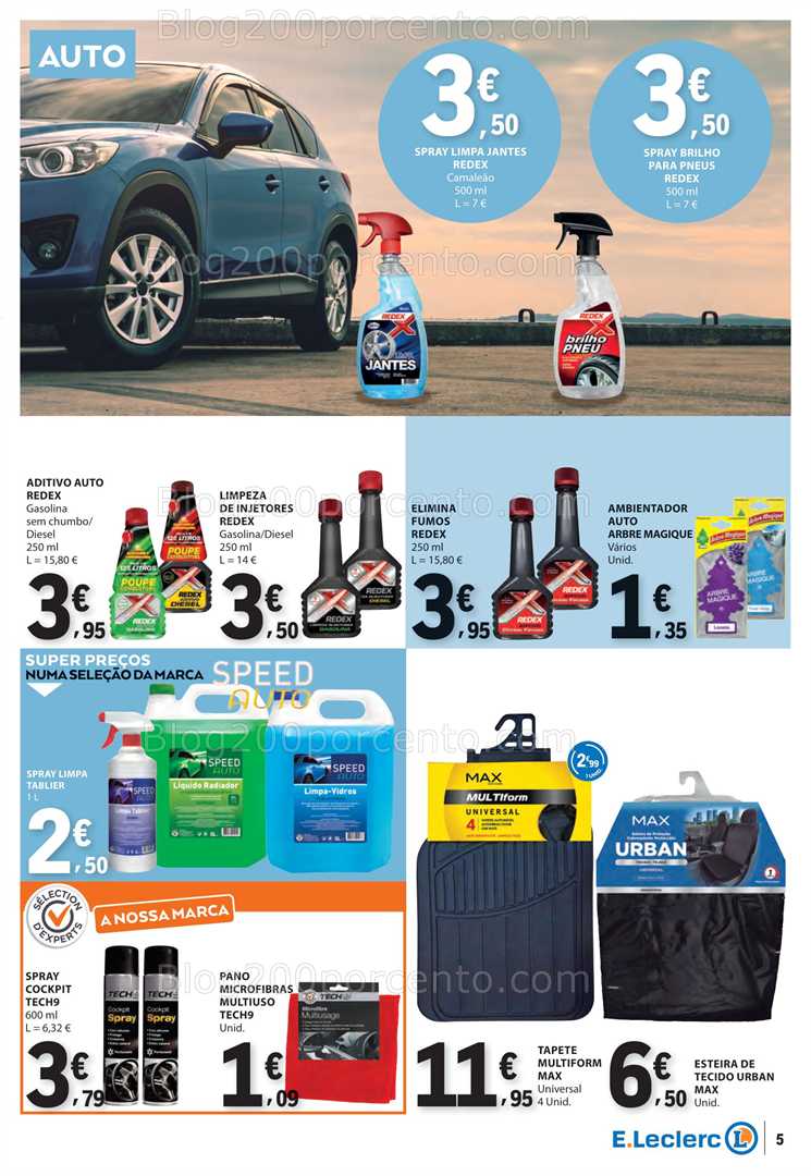 Antevisão Folheto E-LECLERC Bazar Promoções de 17 a 30 julho all