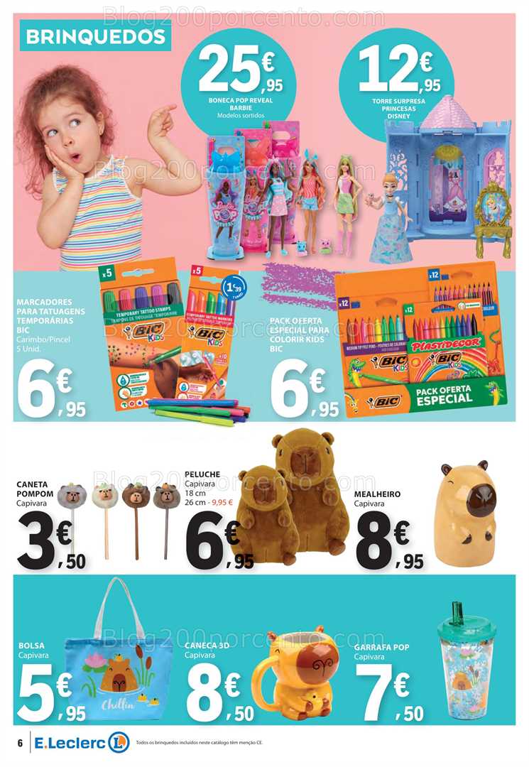 Antevisão Folheto E-LECLERC Bazar Promoções de 17 a 30 julho all