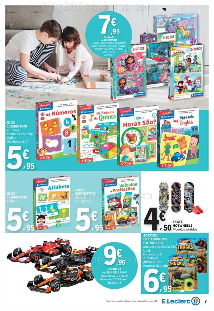 Antevisão Folheto E-LECLERC Bazar Promoções de 17 a 30 julho all