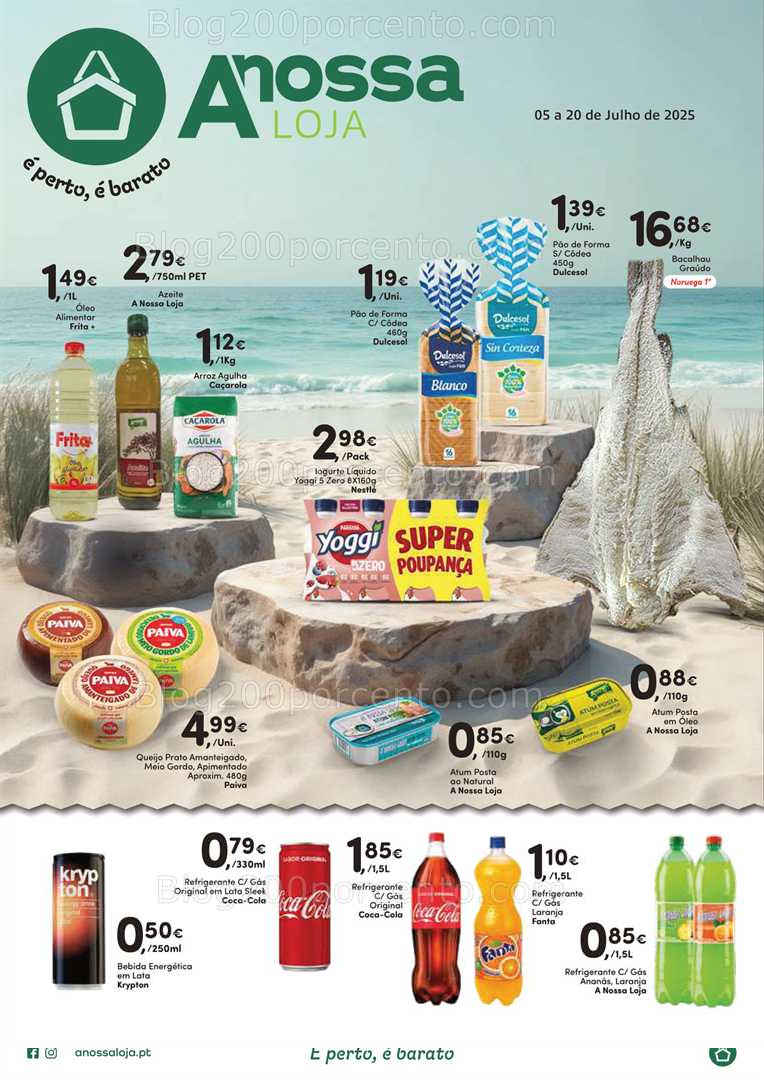 Antevisão Folheto A NOSSA LOJA Promoções de 5 a 20 julho all