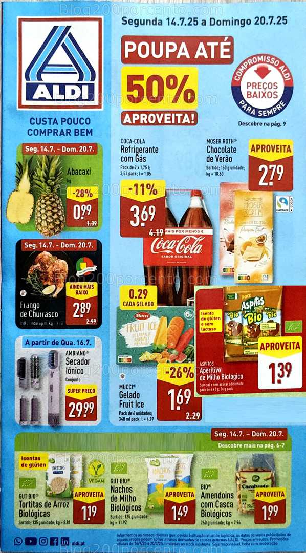 Antevisão Folheto ALDI Promoções de 14 a 20 julho all