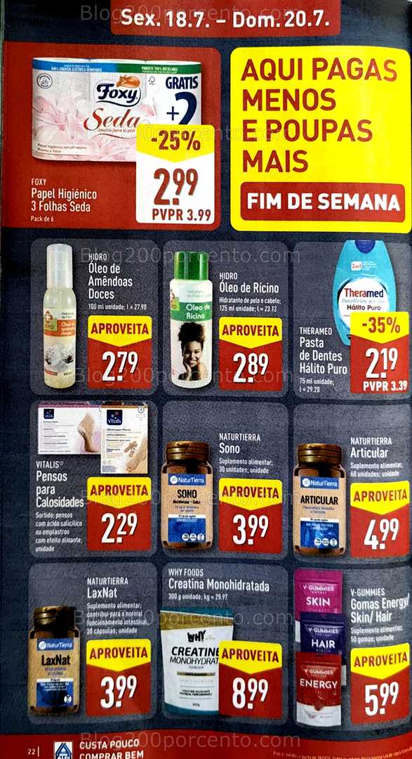 Antevisão Folheto ALDI Promoções de 14 a 20 julho all