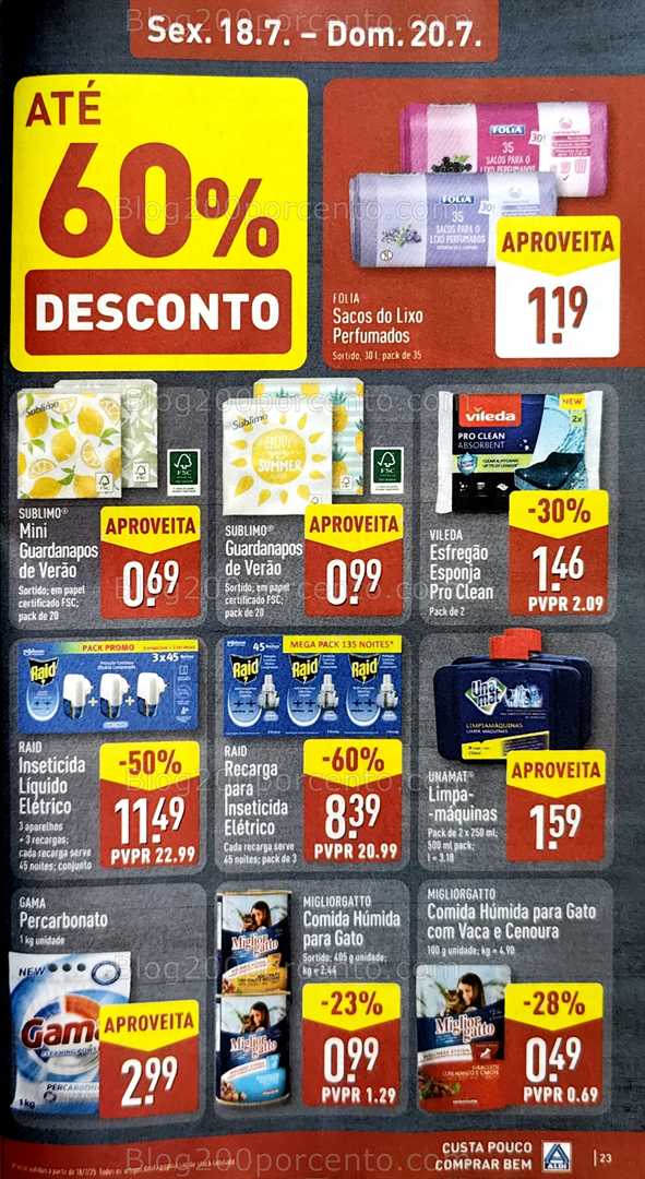 Antevisão Folheto ALDI Promoções de 14 a 20 julho all