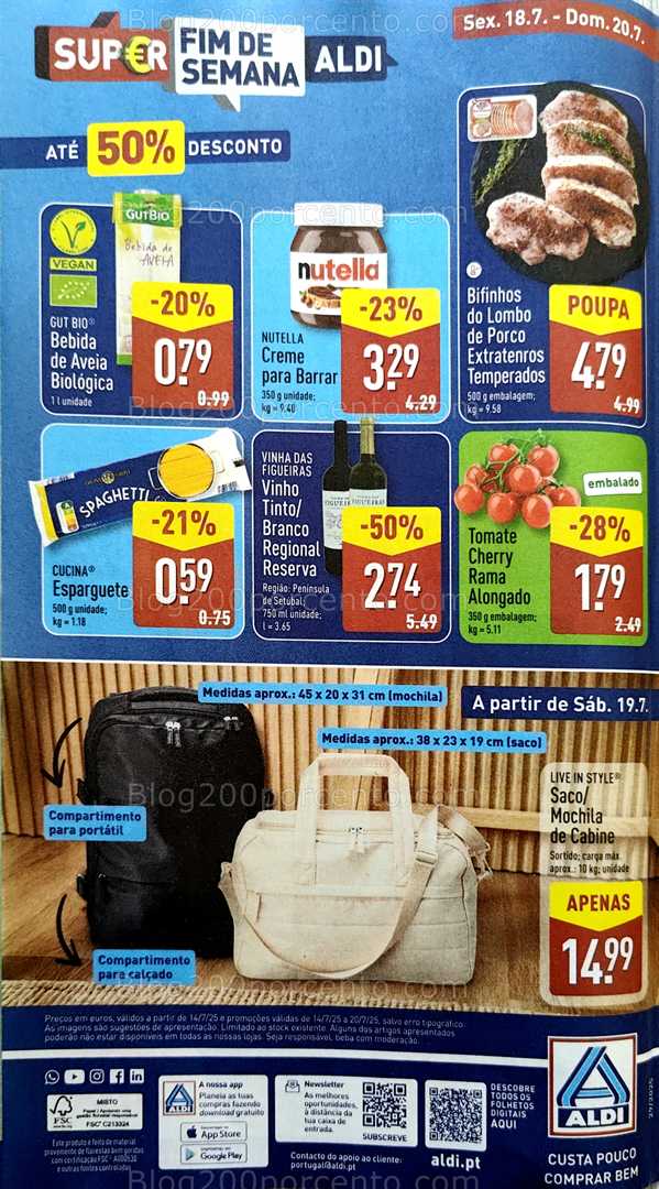 Antevisão Folheto ALDI Promoções de 14 a 20 julho all
