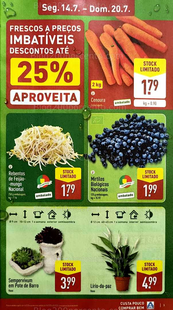 Antevisão Folheto ALDI Promoções de 14 a 20 julho all