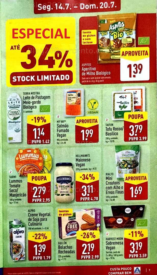 Antevisão Folheto ALDI Promoções de 14 a 20 julho all