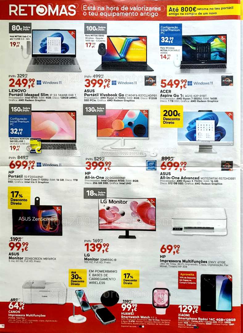 Antevisão Folheto WORTEN Promoções de 1 a 7 julho all