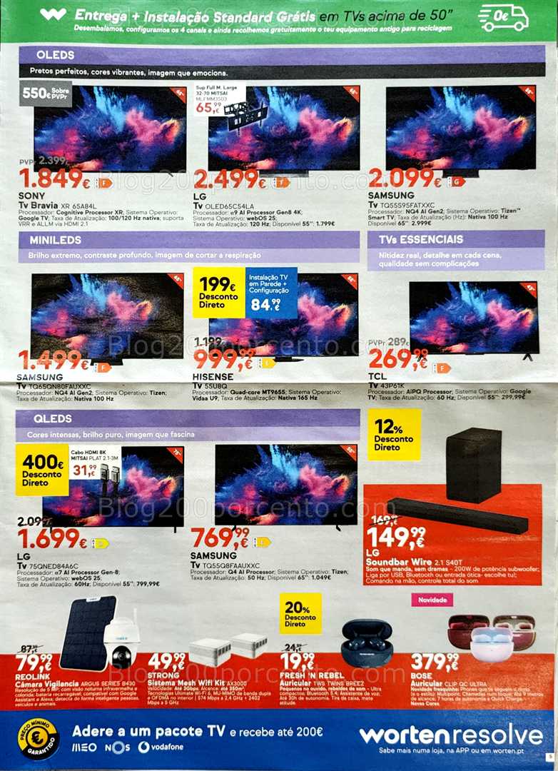 Antevisão Folheto WORTEN Promoções de 1 a 7 julho all