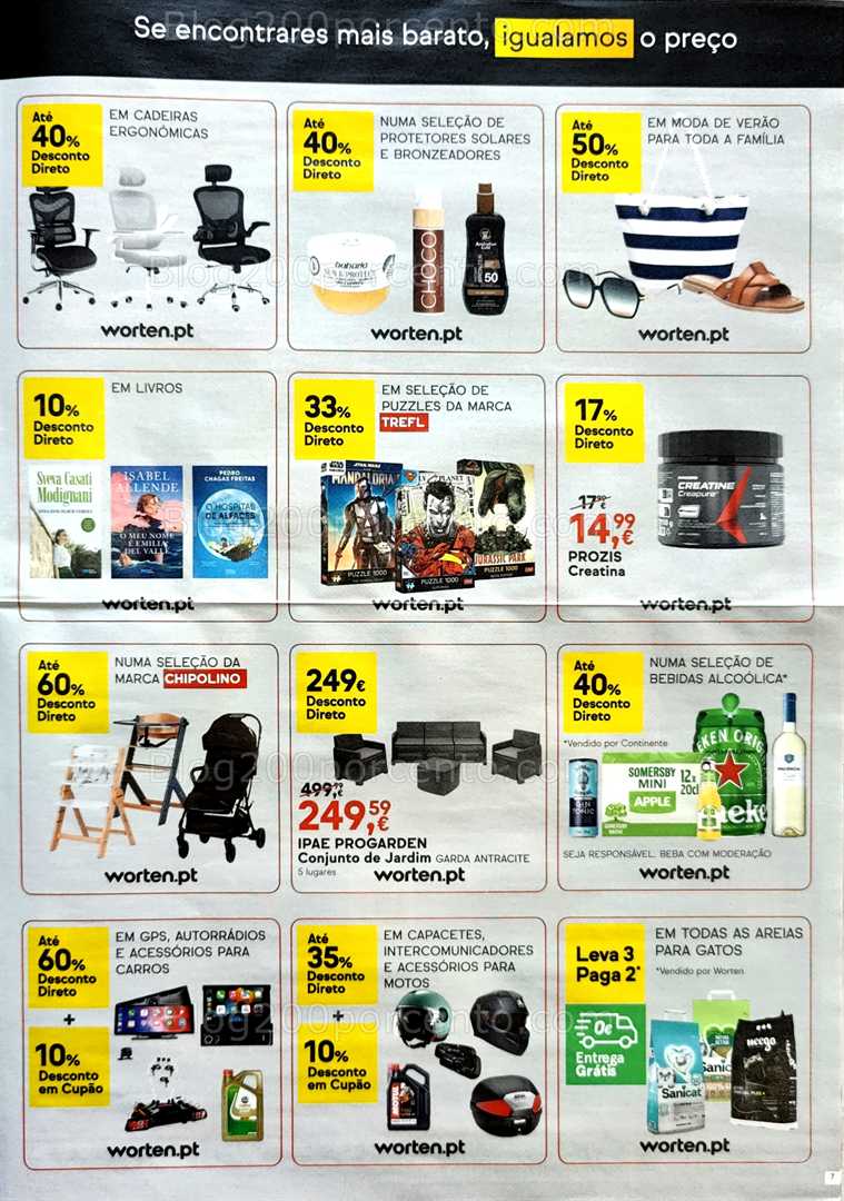 Antevisão Folheto WORTEN Promoções de 1 a 7 julho all