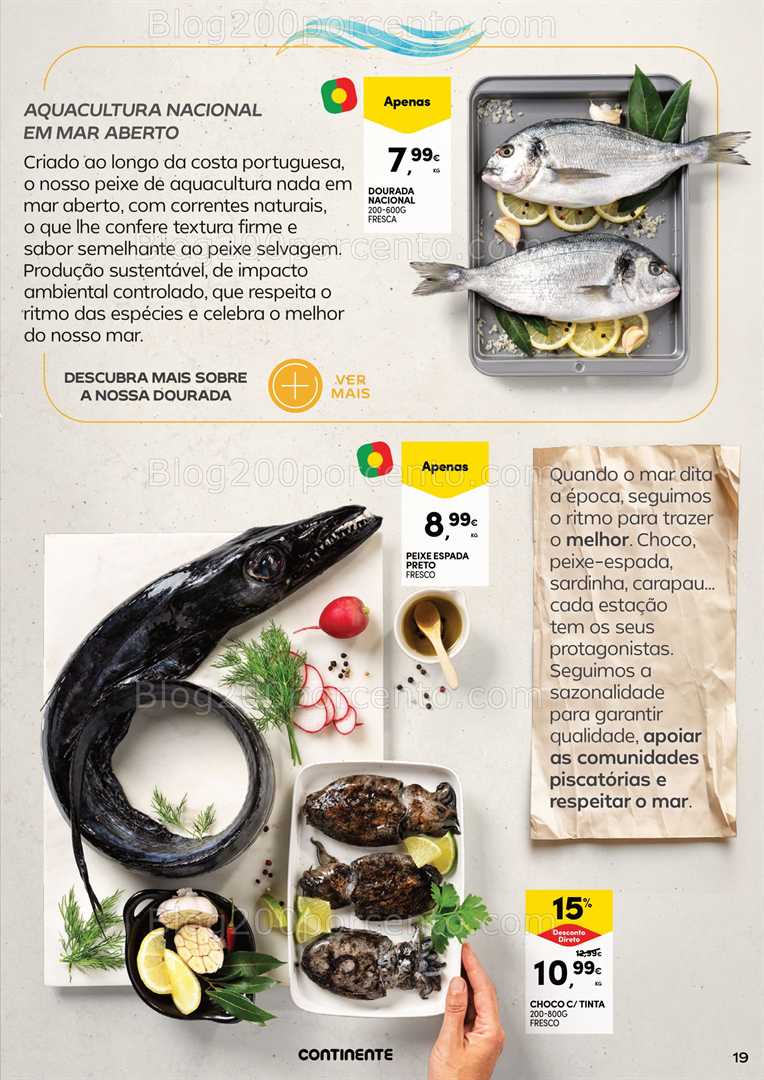Antevisão Folheto CONTINENTE Frescos Verão Promoções de 15 a 27 julho all