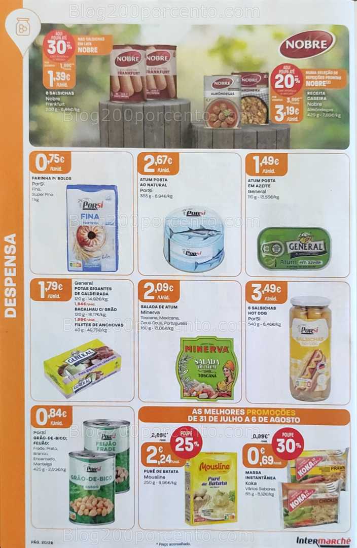 Antevisão Folheto INTERMARCHÉ Super Promoções de 31 julho a 6 agosto all