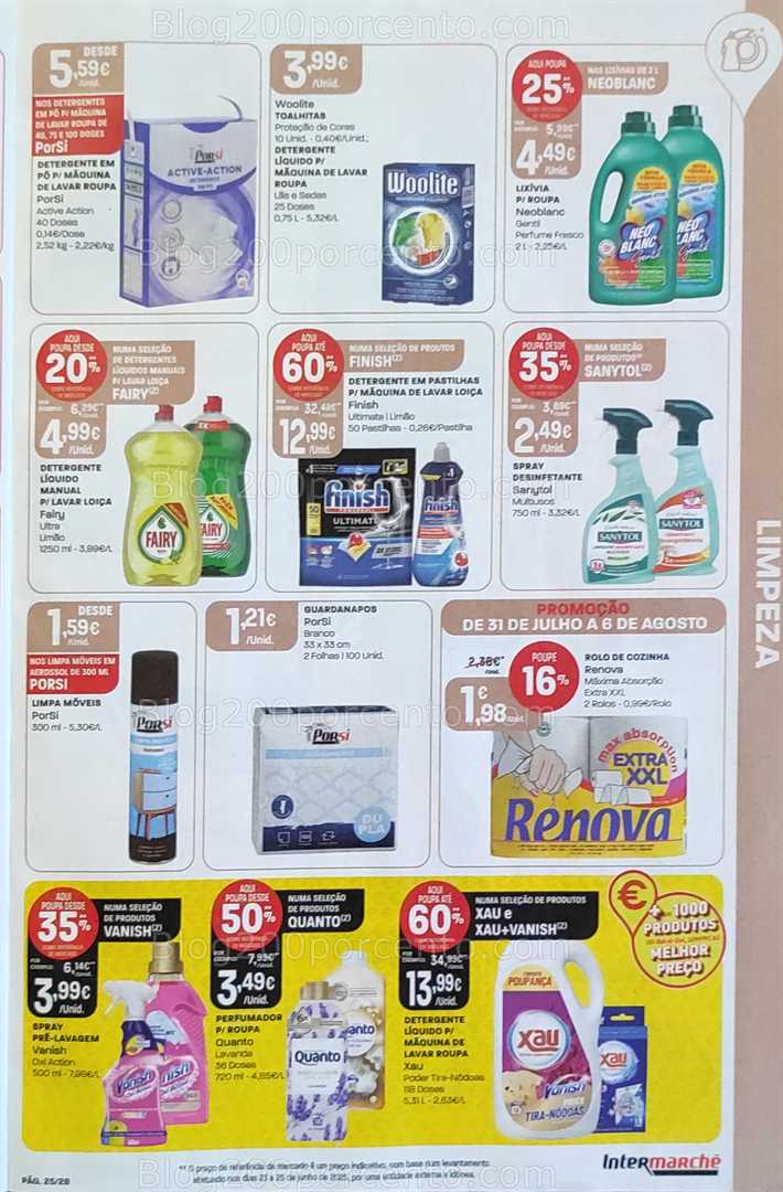 Antevisão Folheto INTERMARCHÉ Super Promoções de 31 julho a 6 agosto all