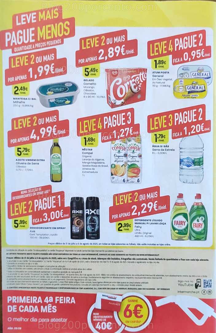 Antevisão Folheto INTERMARCHÉ Super Promoções de 31 julho a 6 agosto all