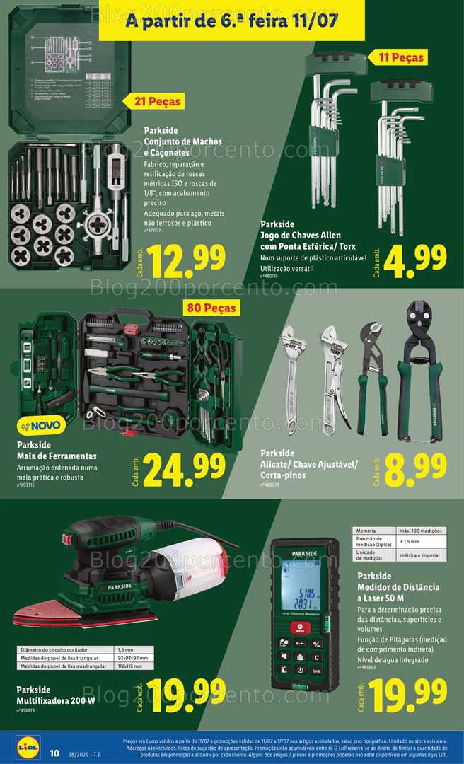 Antevisão Folheto LIDL Bazar Promoções de 7 a 17 julho - Edição Digital all