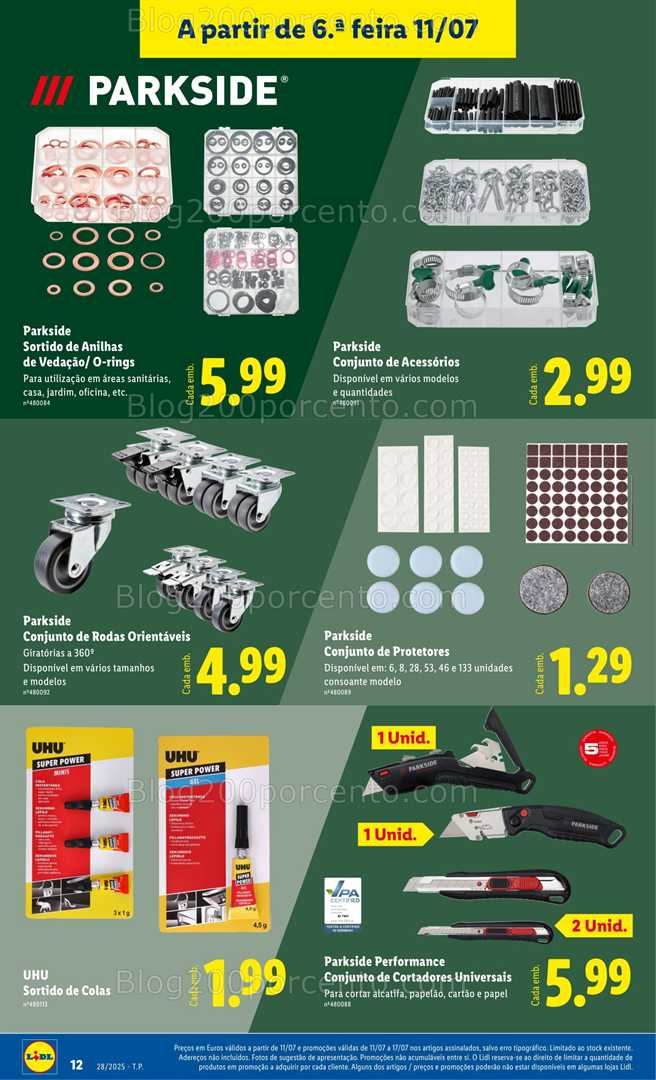 Antevisão Folheto LIDL Bazar Promoções de 7 a 17 julho - Edição Digital all
