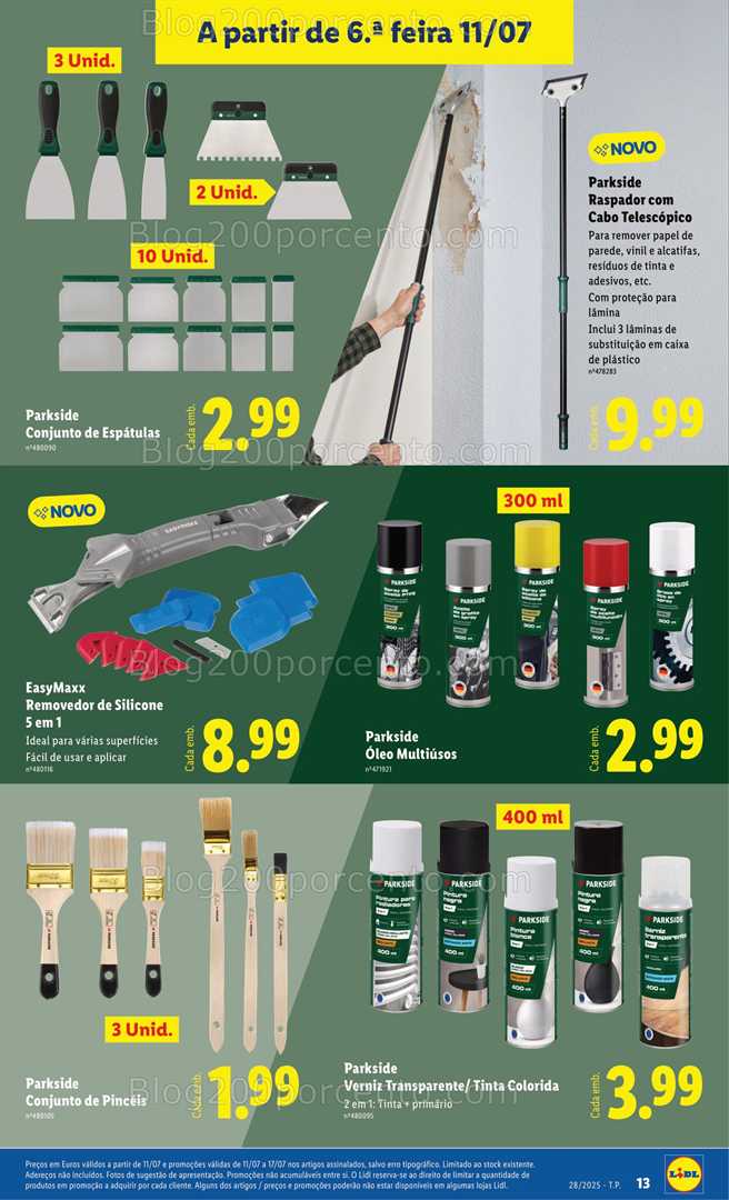 Antevisão Folheto LIDL Bazar Promoções de 7 a 17 julho - Edição Digital all