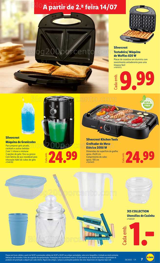 Antevisão Folheto LIDL Bazar Promoções de 14 a 24 julho - Edição Digital all