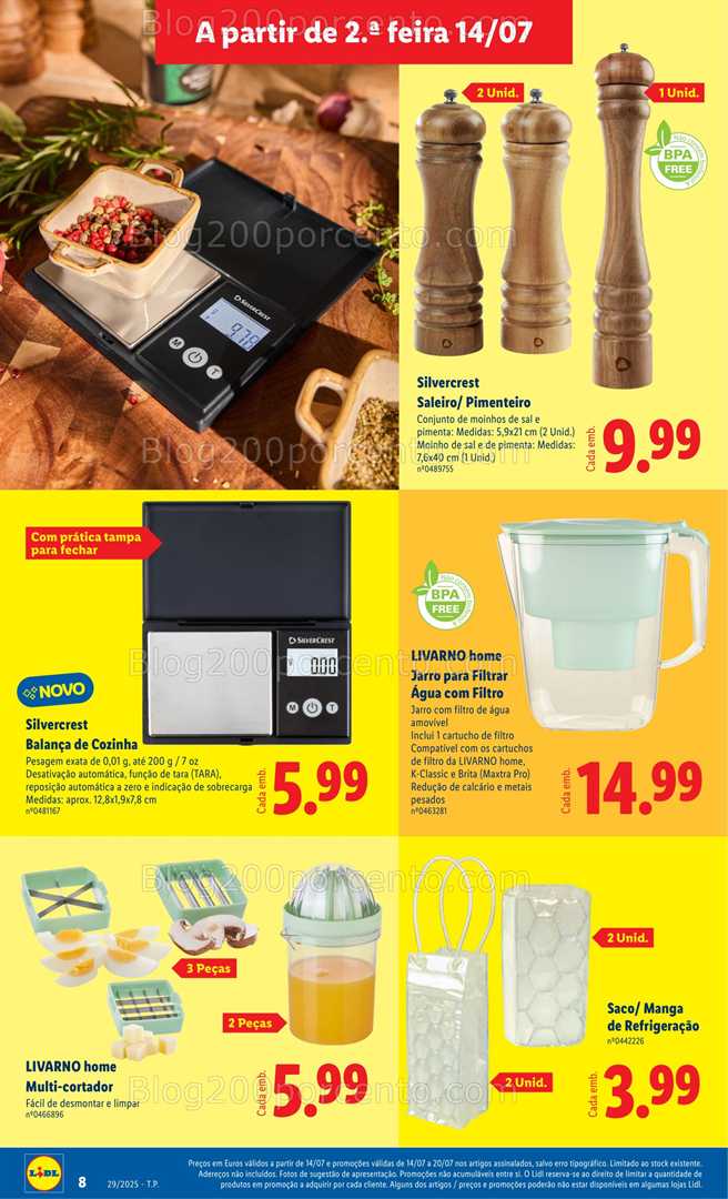 Antevisão Folheto LIDL Bazar Promoções de 14 a 24 julho - Edição Digital all