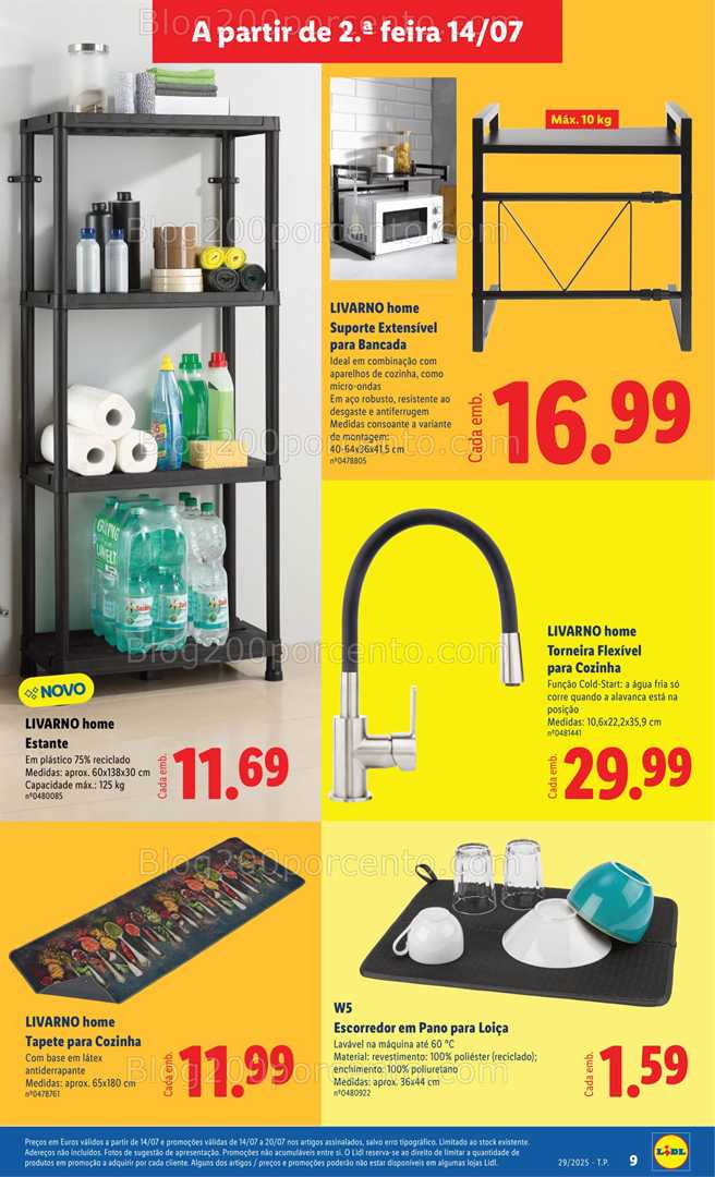 Antevisão Folheto LIDL Bazar Promoções de 14 a 24 julho - Edição Digital all