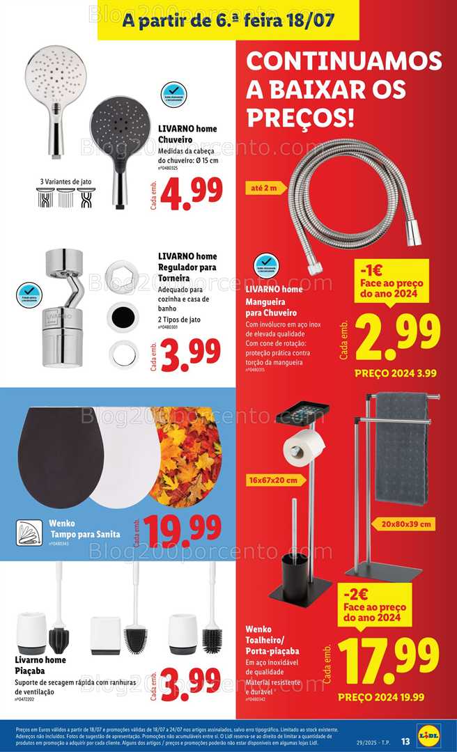 Antevisão Folheto LIDL Bazar Promoções de 14 a 24 julho - Edição Digital all