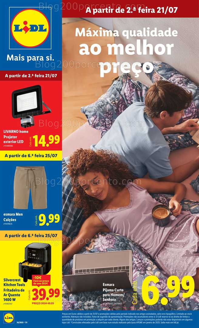 Antevisão Folheto LIDL Bazar Promoções de 21 a 31 julho - Edição Digital all