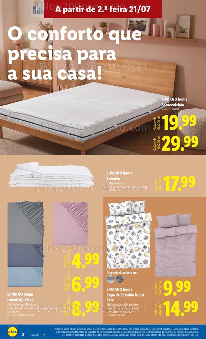 Antevisão Folheto LIDL Bazar Promoções de 21 a 31 julho - Edição Digital all