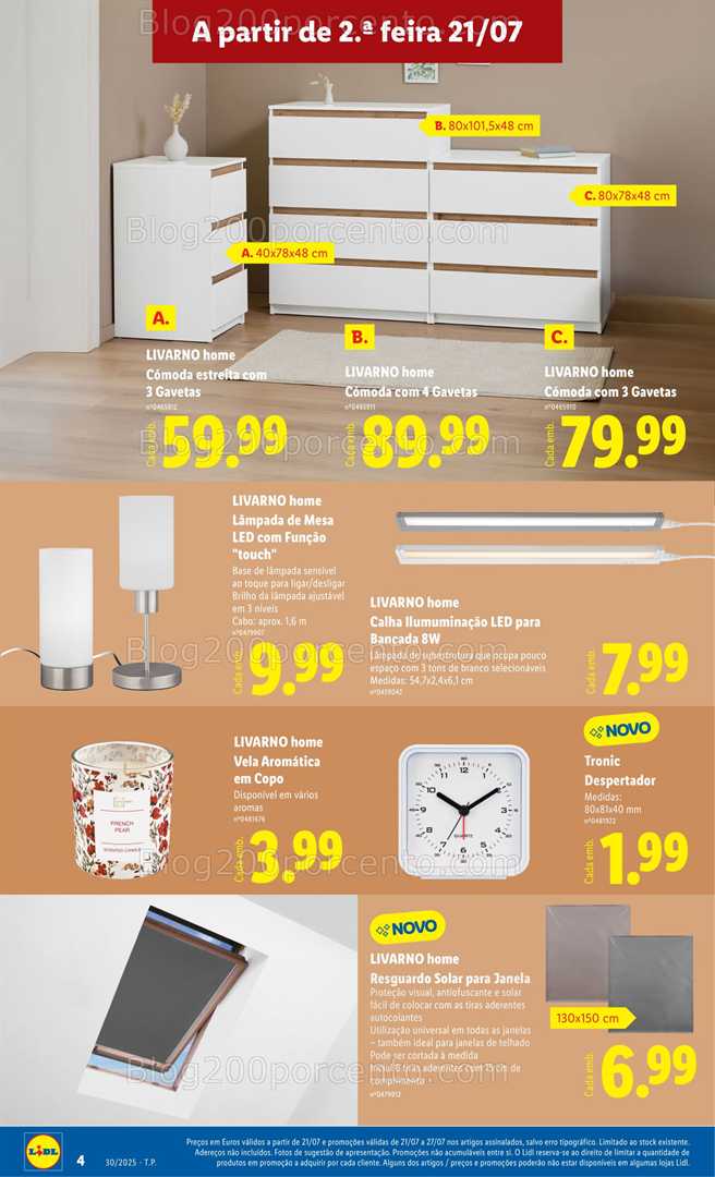 Antevisão Folheto LIDL Bazar Promoções de 21 a 31 julho - Edição Digital all