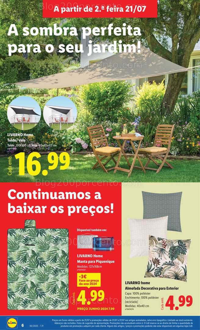 Antevisão Folheto LIDL Bazar Promoções de 21 a 31 julho - Edição Digital all