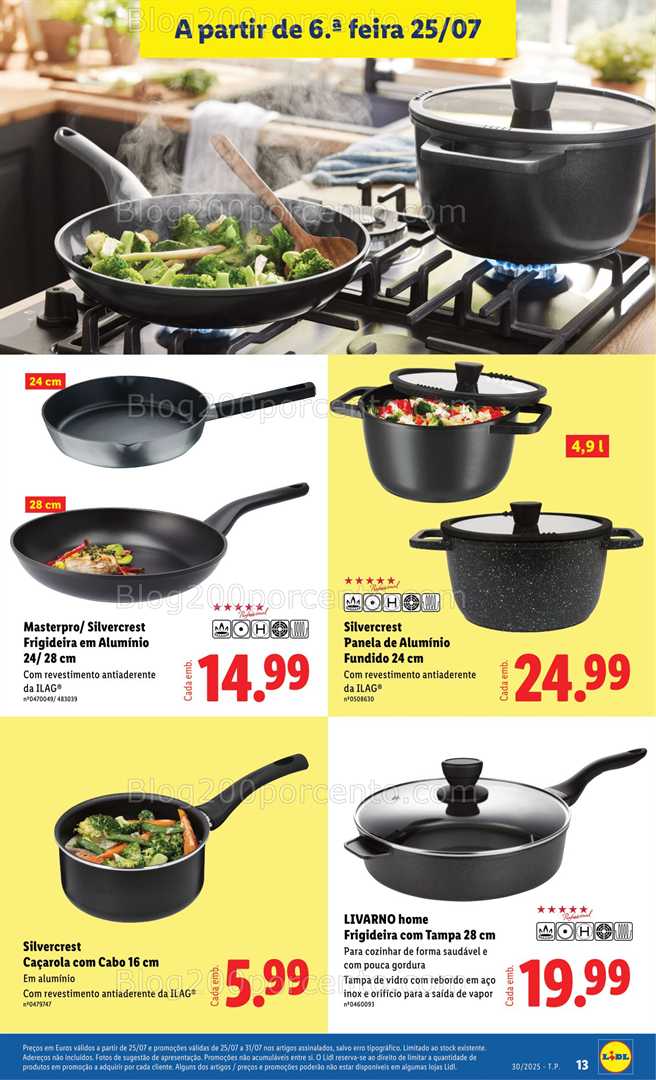 Antevisão Folheto LIDL Bazar Promoções de 21 a 31 julho - Edição Digital all