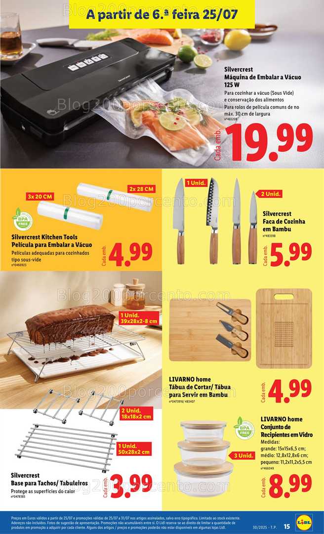 Antevisão Folheto LIDL Bazar Promoções de 21 a 31 julho - Edição Digital all