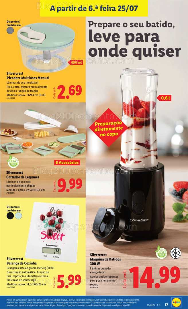 Antevisão Folheto LIDL Bazar Promoções de 21 a 31 julho - Edição Digital all