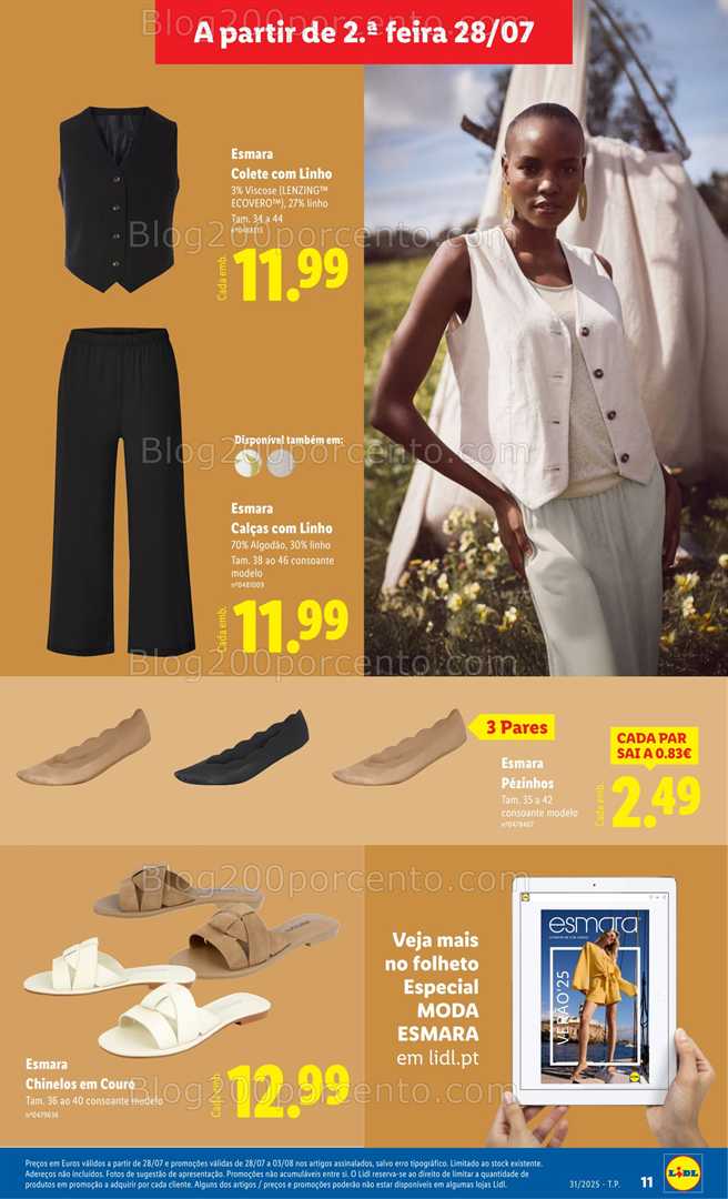 Antevisão Folheto LIDL Bazar Promoções de 28 julho a 7 agosto all