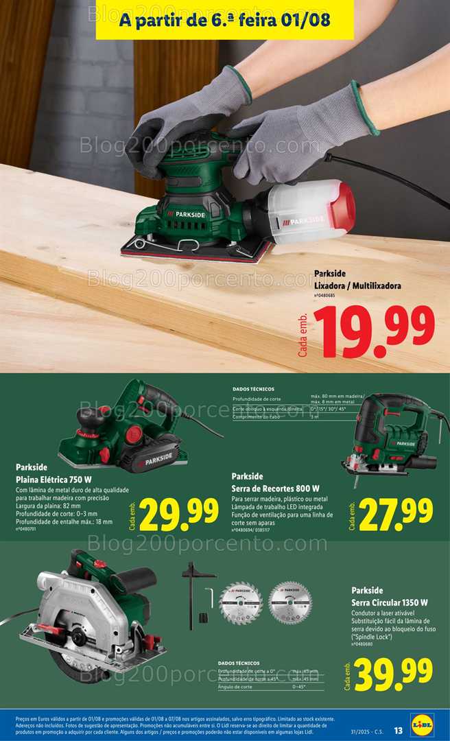 Antevisão Folheto LIDL Bazar Promoções de 28 julho a 7 agosto all